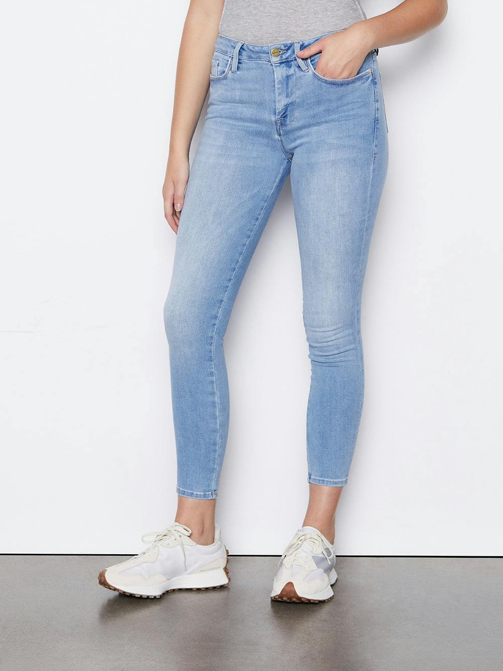 jeans front view